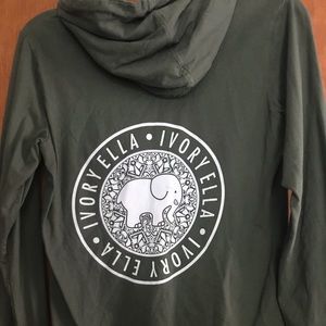 Ivory Ella long sleeved Hoodie T